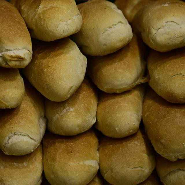 Goudbruine pistolets dicht op elkaar